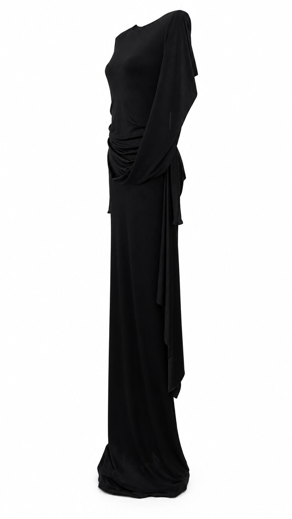 Covered Wound Drape Dress