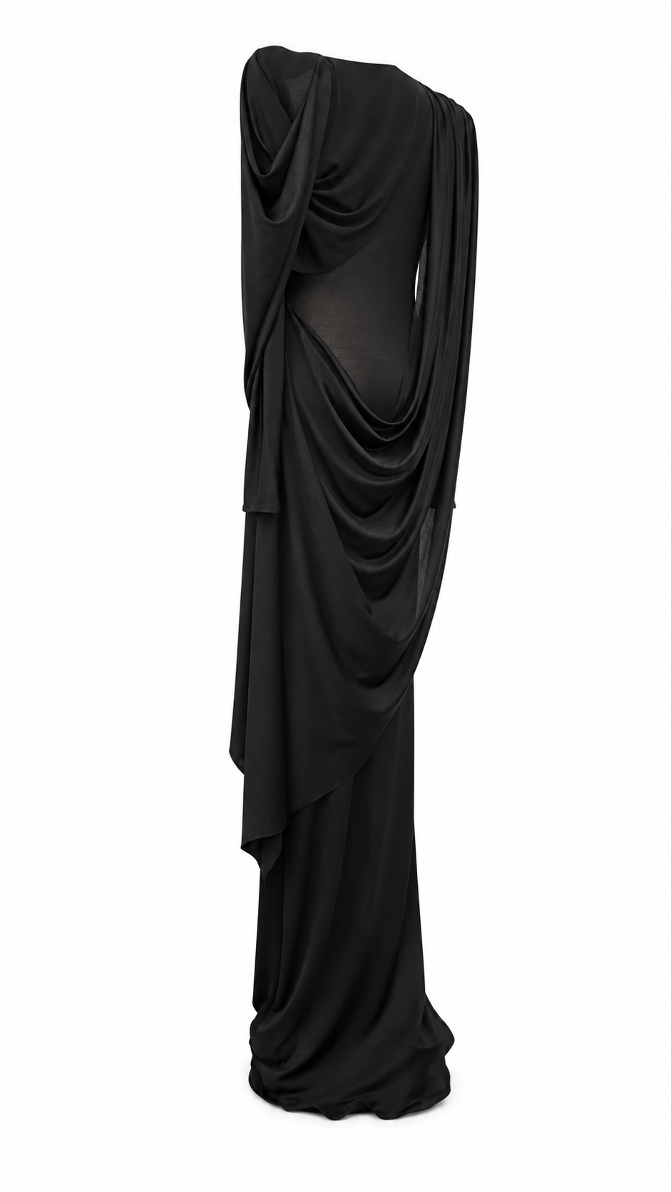 Covered Wound Drape Dress