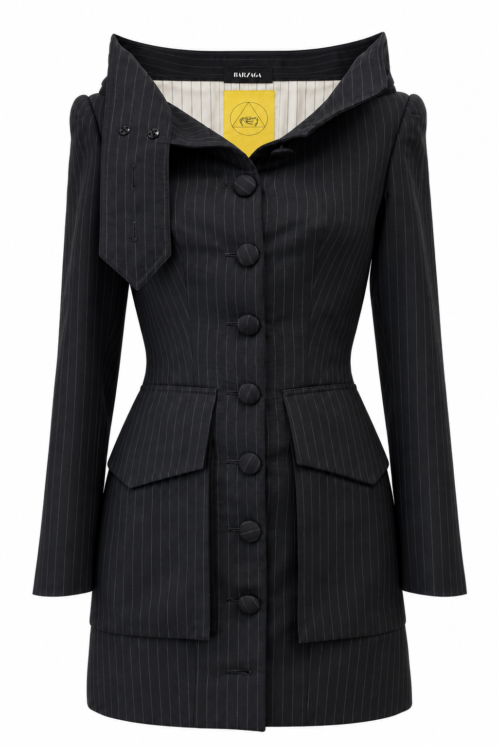 Open Wound Neckline Dress