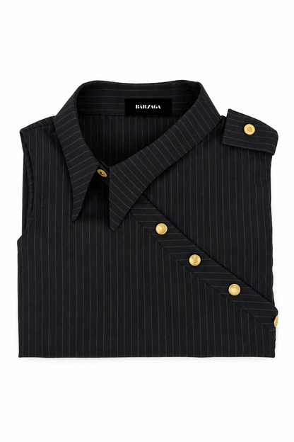 Broken Axis Sleeveless Shirt