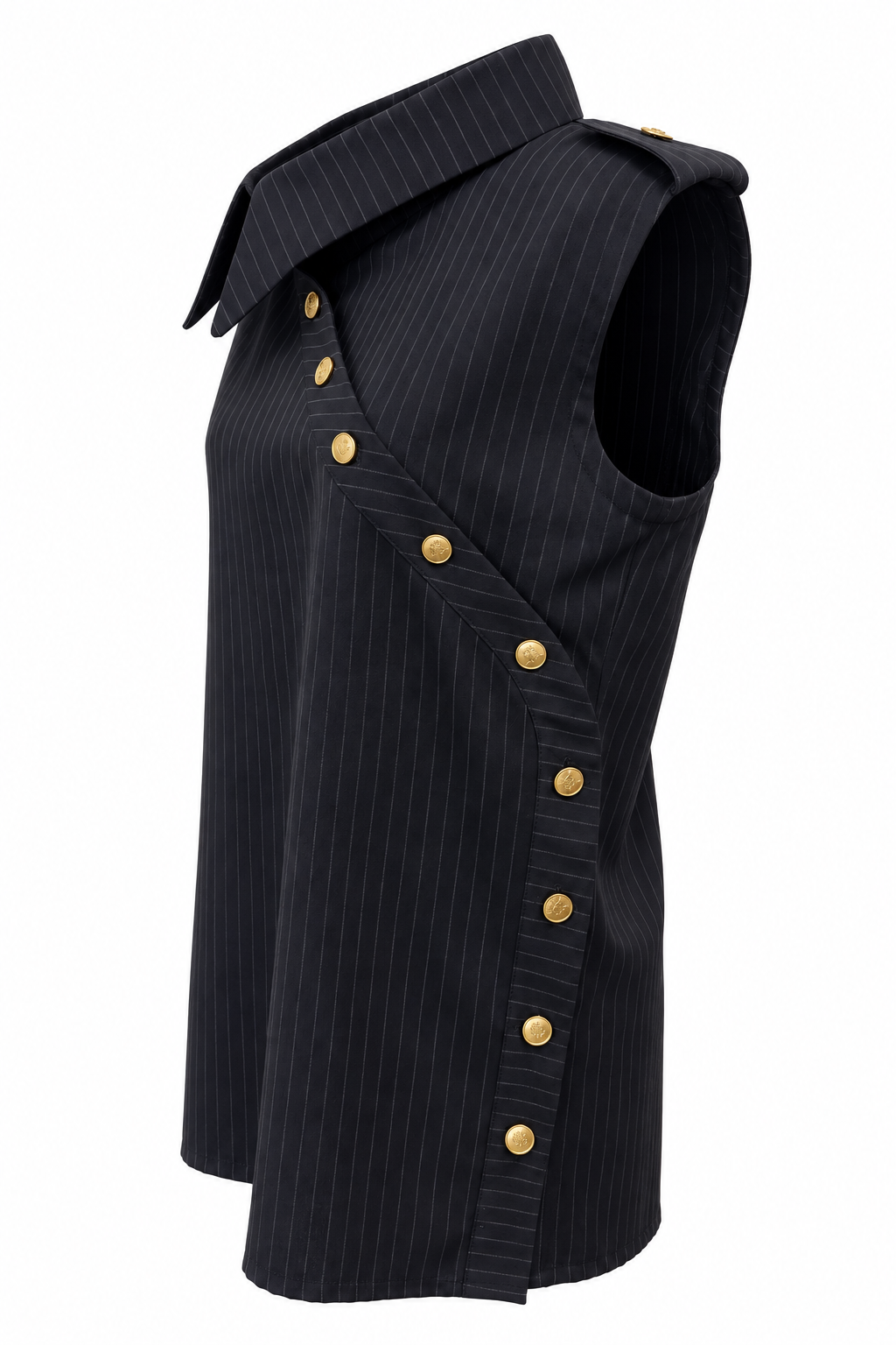 Broken Axis Sleeveless Shirt