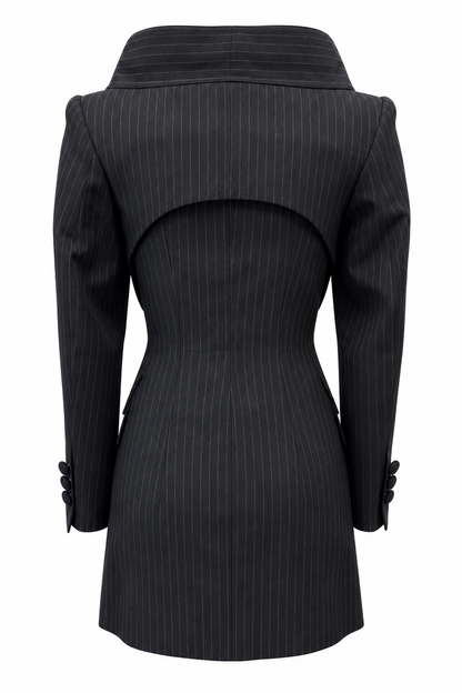 Open Wound Neckline Dress