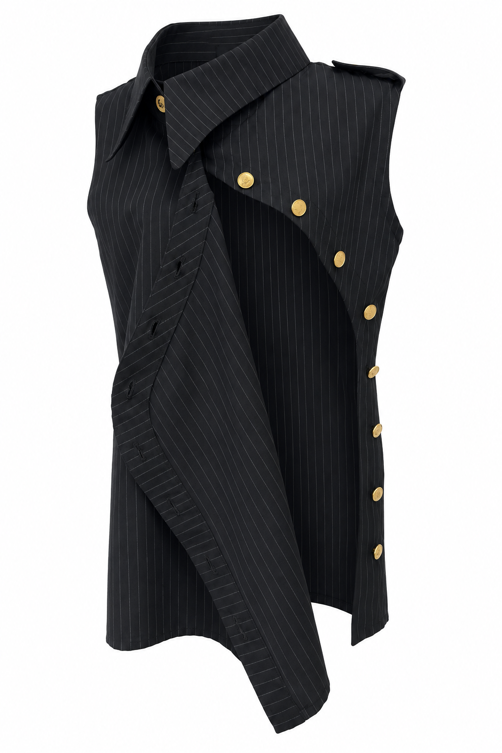 Broken Axis Sleeveless Shirt