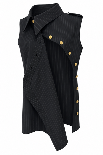 Broken Axis Sleeveless Shirt